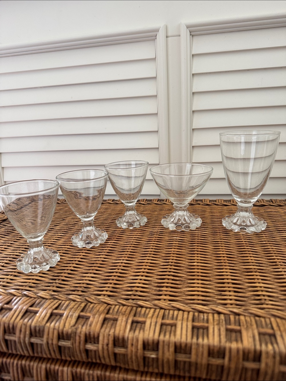 Anchor Hocking "Berwick" pattern glasses set of 5